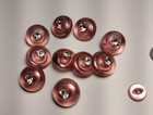 Mixed Lot Of 34 Vintage Pink And Purple Buttons Various Styles