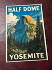 Half Dome Yosemite Beautiful Repro Print Poster 13x19