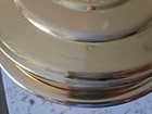 Vintage Artistic Churchware Three Stack Gold Tone Communion Set Rw-500-ab