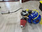 Exhaust Pipe Header W muffler For Predator 196cc 212cc Honda Gx160 Gx200 Go Kart
