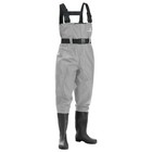 Fishingsir Grey 2-ply Nylon Pvc Waterproof Fishing Chest Waders  us Sz 9m   11w 