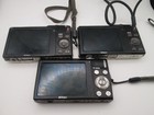 Lot Of  3  Nikon Coolpix Digital Cameras S3100 S3000  - Parts Or Repair Only