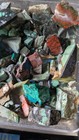 Fine Lapidary Scraps Turquoise Varisite Dino Bone Chrysocolla 9oz Stone Bits Lot