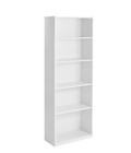 71  Tall Adjustable 5-shelf Wood Bookcase Storage Shelving Book Wide Bookshelf