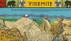 Pictorial Map Of Yosemite Park 16x20