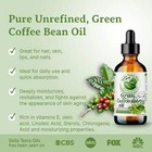 Organic Cold-pressed Green Coffee Bean Oil 100  Pure Anti-aging Skin Hair