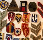 Vintage Lot Of 30 Army Us Military Patches Wwii   Other New   Worn Assorted Lot