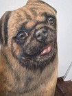 Pug Pillow Vintage Weighted Doorstop Fiddlers Elbow Amy Brackenbury Collectible