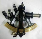Vintage Brass Nautical Sextant Solid Brass Navigation Functional Marine Working 