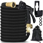Stronger Deluxe Expandable Flexible Garden Water Hose  25 50 75 100 150ft hose