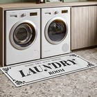 Laundry Room Rug  17 x60  Laundry Room Decor And Accessories Anti-slip Light 