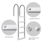 Xtremepowerus Stainless Steel Swimming Pool Ladder 5-step For In-ground Pools