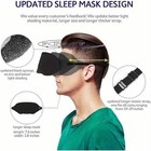 Travel 3d Eye Mask Sleep Soft Padded Shade Cover Rest Relax Sleeping Blindfold