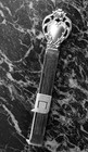 Antique Art Nouveau Hem Gauge Ruler Sterling Silver Heart Top 4 5 8  Sewing