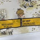 Vtg Nos Holly Hobbie Gift Wrap Wrapping Paper American Greetings Lot Of 2 1970s