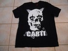 New Size Large Playboi Carti Black T-shirt Skeleton Concert Tour Rare Lrg Skull