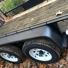  2 - Steel Diamond Tread Plate Tandem Axle Trailer Fenders 10-1 4 x72-7 8 x13 