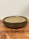 Set Of 4 Denby-langley - Romany Brown - 10    Round Dinner Plates