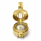 Solid Brass Mark Iii Prismatic Compass Vintage British Military Collection Gift