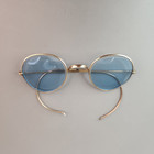 Vintage Shuron Optical Eyeglasses Full Wire Rimmed Gold Filled