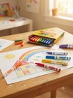 Crayola Broad Line Markers 10 Count Classic Colors Nontoxic Kids Art School New