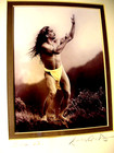 Hawiian Kahuna Olelo Randy Jay Braun Signed Color Photograh Certificate Maui Hi 