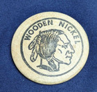 The Lane Drug Company 51st Anniversary Vintage Wooden Nickel