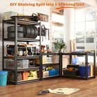 2000lbs Capacity 5 Tier 72  h 60 h Storage Shelves 