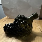 Vintage Grape Cluster Glass Wine Decanter
