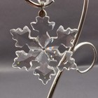Swarovski Crystal Annual Small Little Snowflake Ornament 2016 Christmas 5180211
