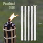 5 Pcs Replacement Wicks For Tiki Torches Long Life Fiberglass Replacement Wicks