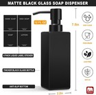 Isun Bla Soap Dispenser Bathroom  Glass Hand Soap Dispenser With
