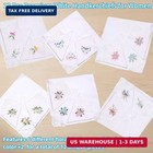 Handkerchiefs For Women  100  Cotton Lace Handkerchief - 12 Pack White Ladies Ha