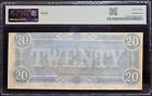 T-67  20 1864 Confederate States Currency Banknote Civil War Confederacy Pmg 63