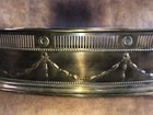 Huge Antique Brass Fireplace Fender For Big Fireplace 