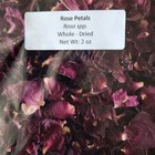 Dried Whole Rose Petals Floral Craft  Weddings  Decor  Deep Red  2oz