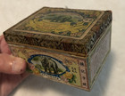 Vintage Empty  Wu Lung Tea - Tack Kee   Co - Tin Interior Box - Canton China