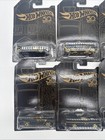 2017 Hot Wheels 50th Anniversary Black Gold - Complete Set Of 6  new 