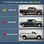 Floor Mats Fit For 2019-2024 Ram 2500 3500 Crew Cab  1st Row Bucket Or Bench Sea
