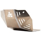 New -tusk Aluminum Skid Plate Silver W drain Plug   fits kawasaki Klr650 2022   2025