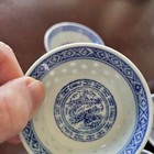 8 Vintage Chinese Rice Eyes Dragon Porcelain Soy Sauce Dipping Bowls 2 5 