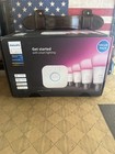 Philips Hue Smart Light Starter Kit - Includes  1  Bridge And  4  75w A19 E26 Le