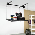 Overhead Garage Lifting Storage Rack  Adjustable Height Garage Storage Rack