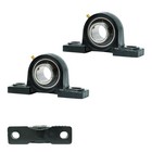 Ucp207-21 Pillow Block Bearing 1-5 16  Bore 2-bolt Self-aligning Solid Base Qty2