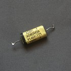 Aerovox  1 Uf 150v Axial Film Capacitor Yellow Mini Phone Book Guitar Tone Cap
