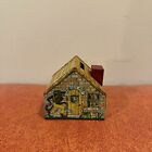 Vintage J Chein   Co Three Little Pigs Litho Metal Piggy Bank Made In Usa 1940 s