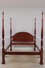 73248  Henkel Harris Cherry Queen Sized Rice Carved Poster Bed