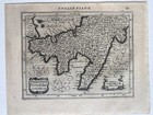 Antique Map Of Italy  puglia Piana  By Mercator   C  1628
