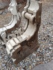 Antique Pair Large Roof Brackets Vtg Corbels Old Farmhouse Architectural  4 