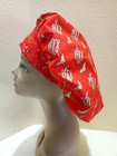 Wonder Woman Logo  2 Women s Bouffant Surgical Scrub Hat cap Handmade